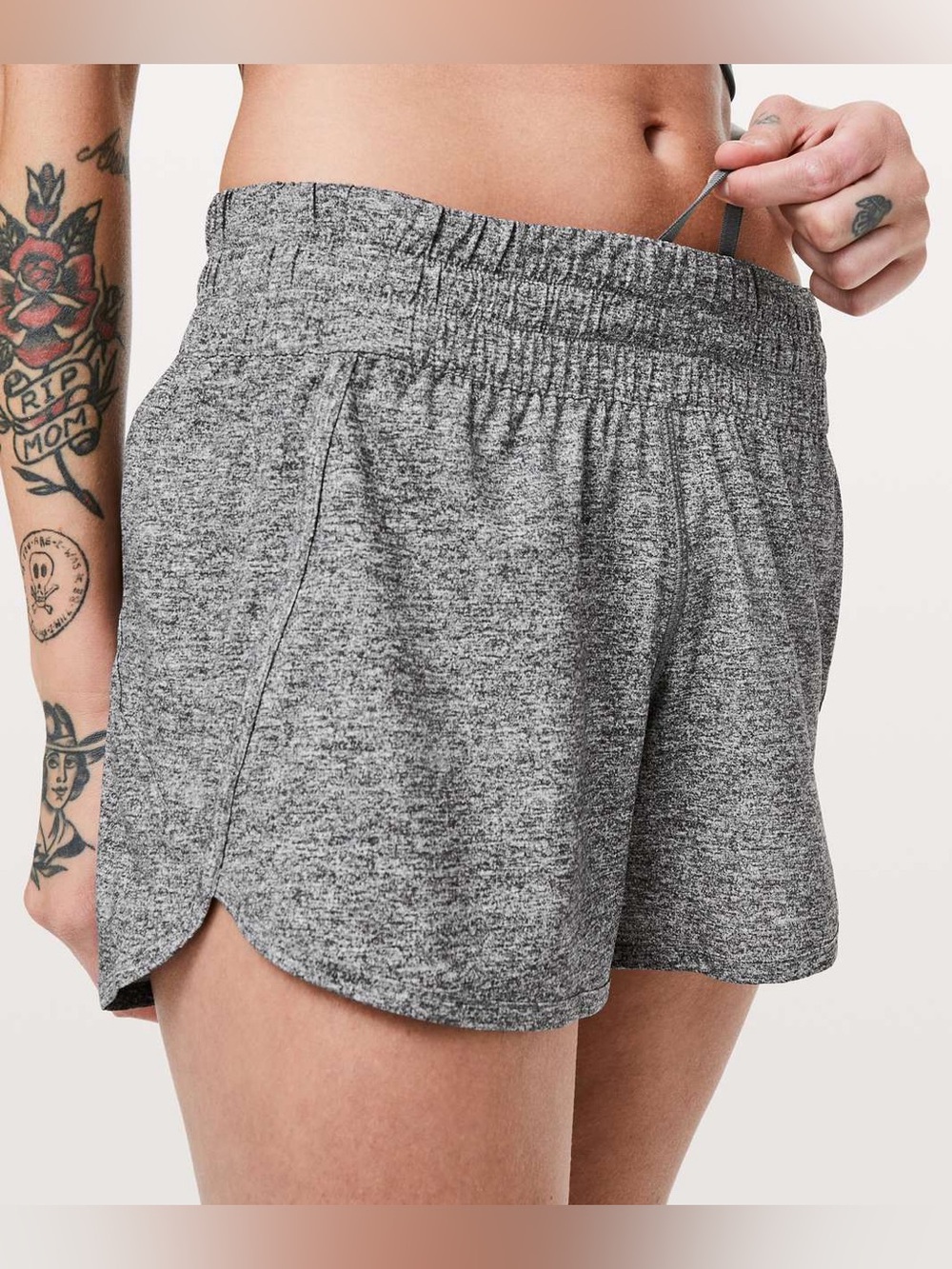 Lululemon track  Heather Gray Athletic Shorts - Lightweight Running Shorts